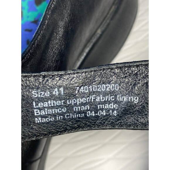 DANSKO Sonoma Annie ~ Black Leather Mary Janes Clogs Comfort Shoes Women's 41 * - Picture 8 of 11